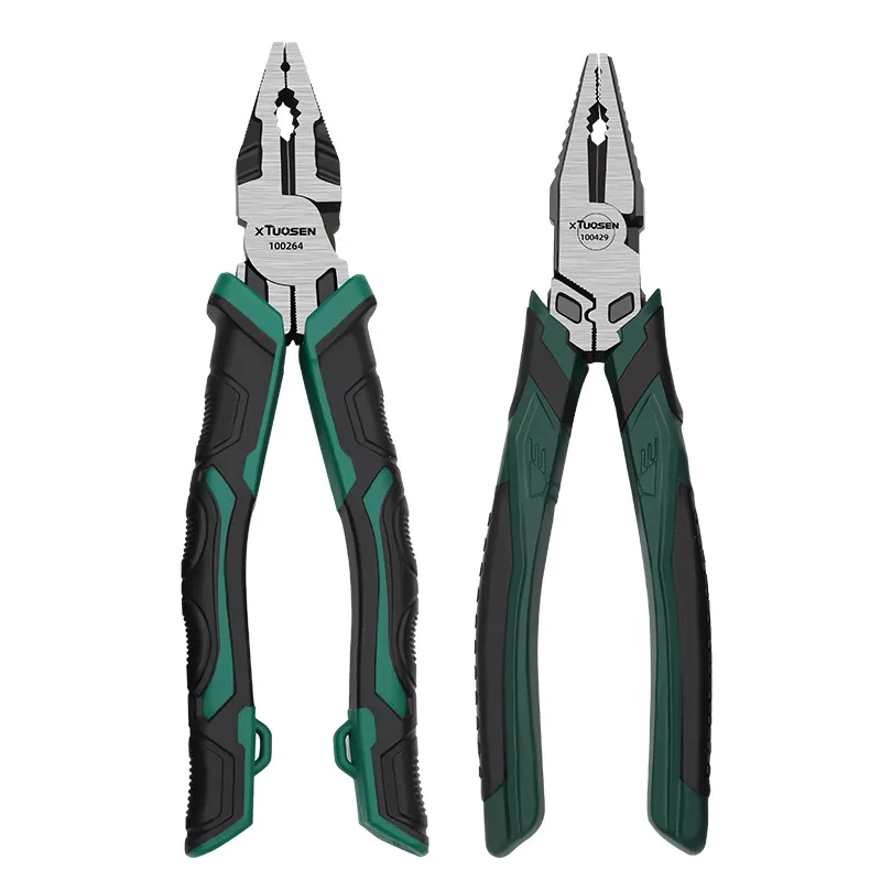 Industrial Grade 9" High Leverage Combination Pliers – Heavy Duty Lineman's Wire Cutter & Gripping Tool, Labor-Saving Multi-Function Pliers for Electricians & Mechanics